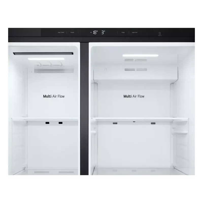 LG GSBC40EPPE side-by-side refrigerator Freestanding 664 L E Black