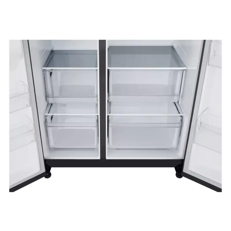 LG GSBC40EPPE side-by-side refrigerator Freestanding 664 L E Black