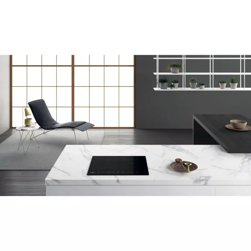 Whirlpool WB S2560 NE Black Built-in 59 cm Zone induction hob 4 zone(s)