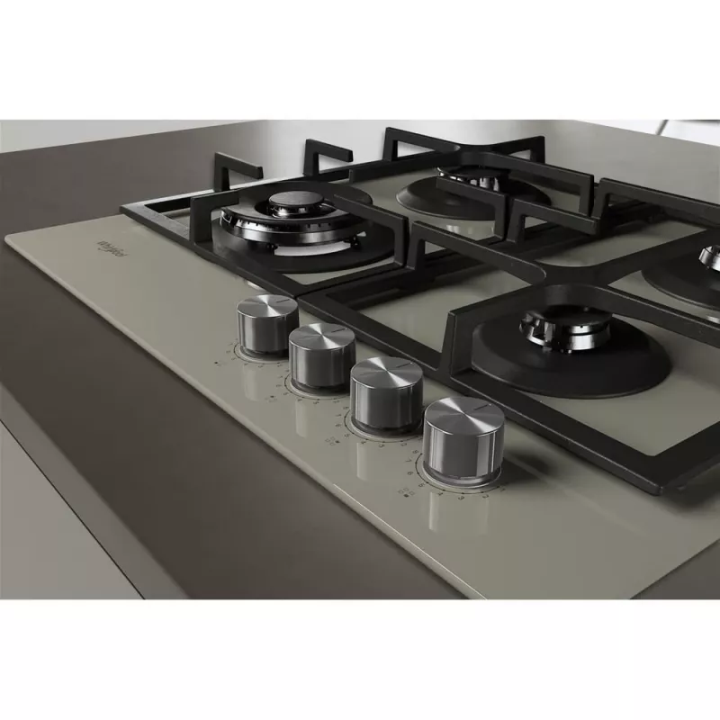 Whirlpool AKTL 629/S Silver Built-in Gas 4 zone(s)