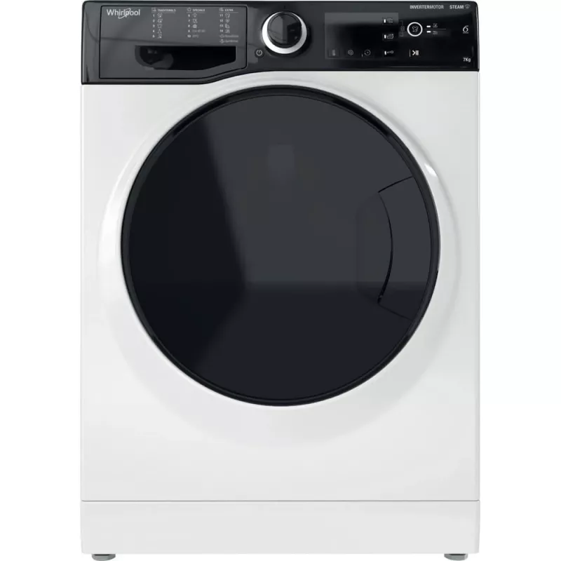 Whirlpool WRSB 7259 D EU washing machine Front-load 7 kg 1151 RPM Black, White