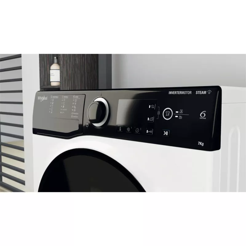 Whirlpool WRSB 7259 D EU washing machine Front-load 7 kg 1151 RPM Black, White
