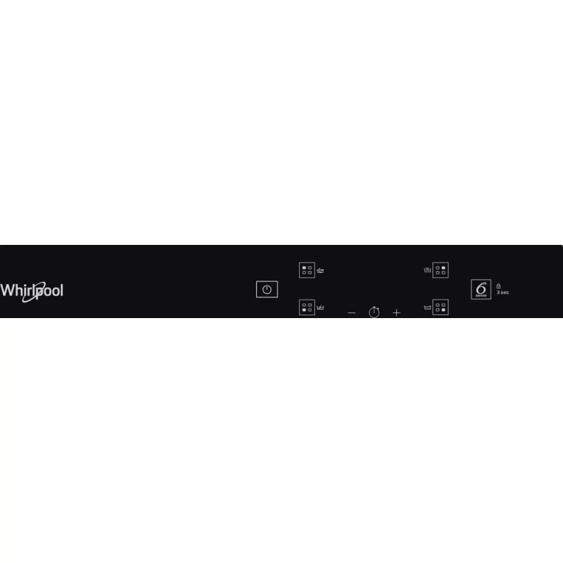Whirlpool WS Q2160 NE Black Built-in 59 cm Zone induction hob 4 zone(s)
