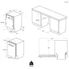 Candy Brava CDIH 2T1047 Fully built-in 10 place settings