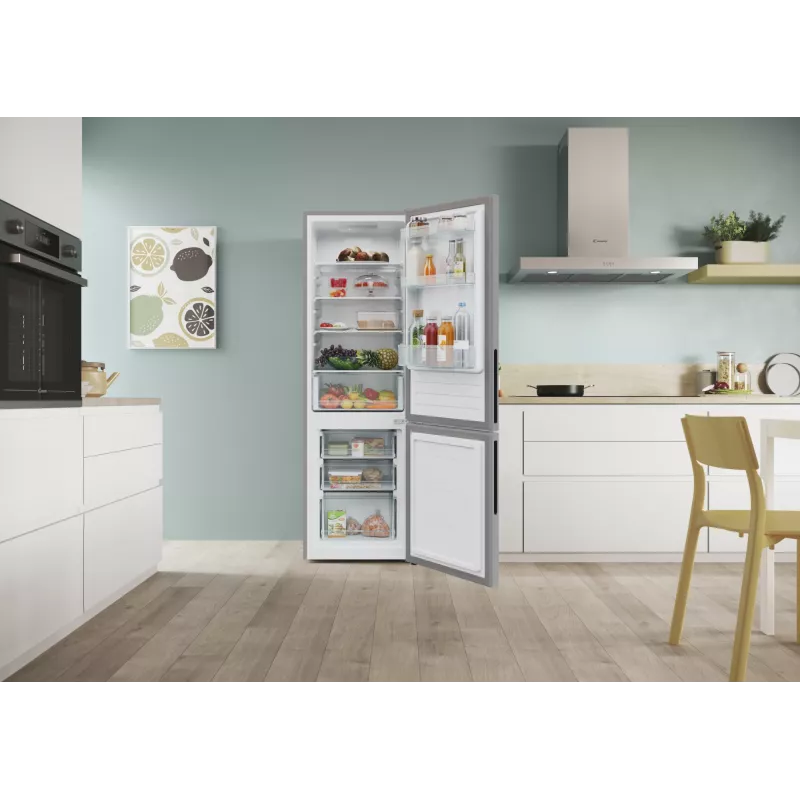 Candy City Combi CCT3L517ES Freestanding 260 L Silver