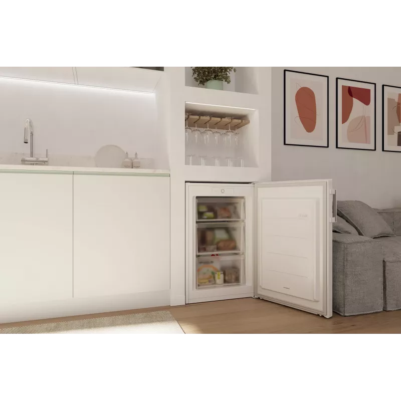 Candy CNUQ2L58EWH Upright freezer Freestanding 90 L White