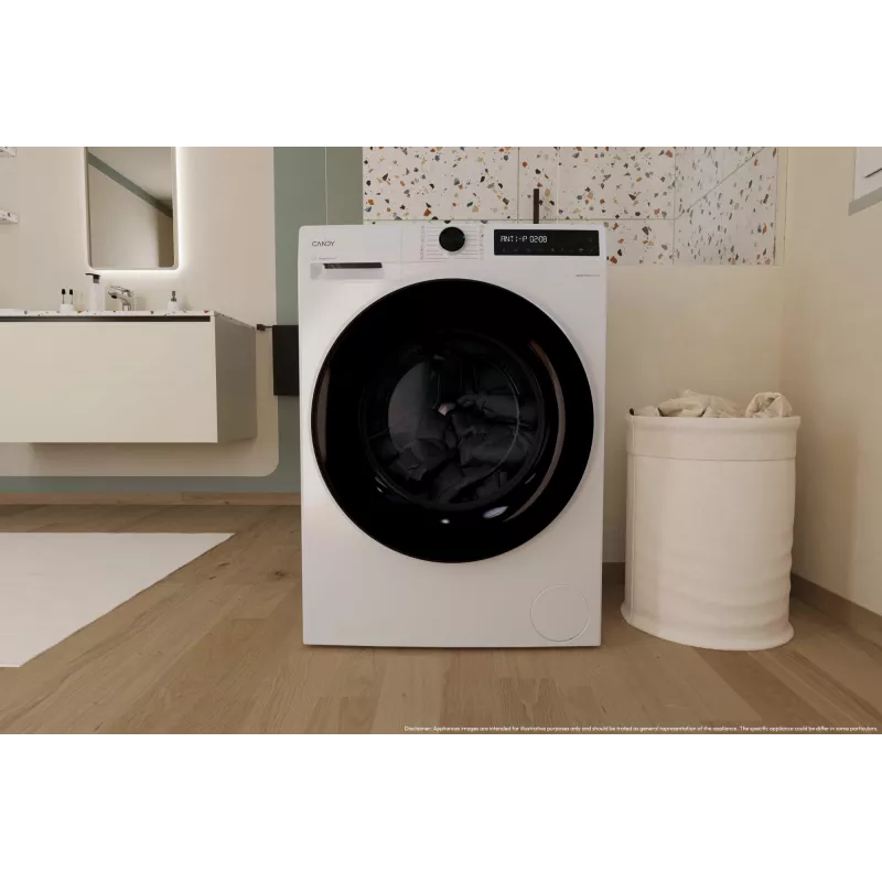 Candy BWR 485SBL6-S washer dryer Freestanding Front-load White