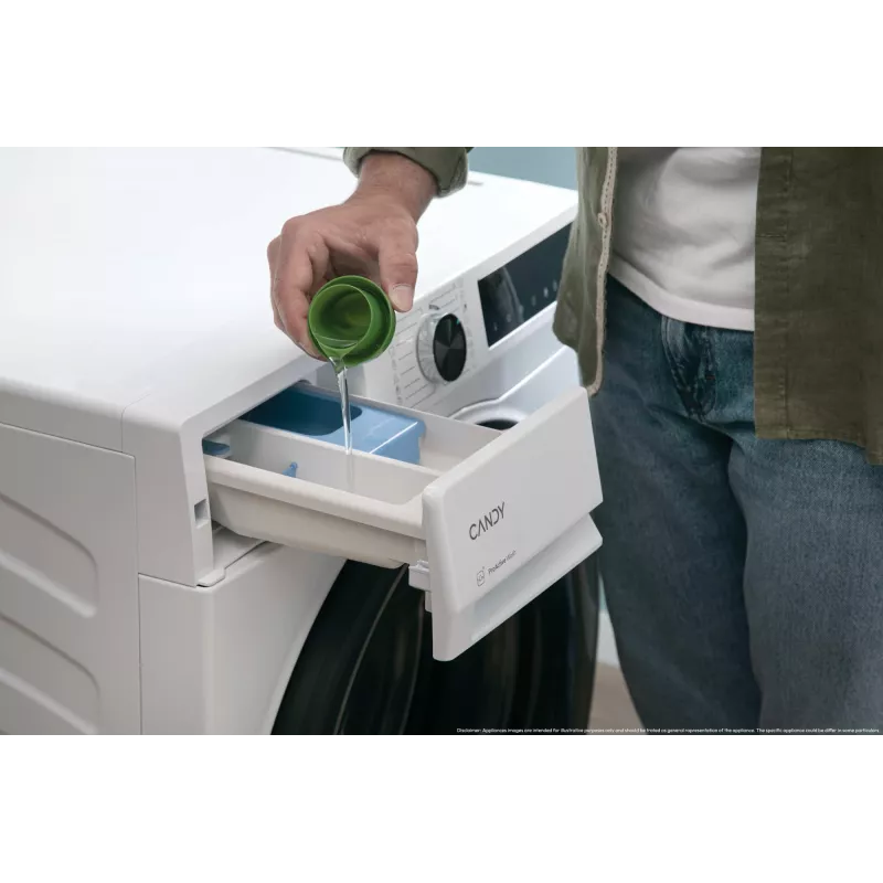 Candy BWR 485SBL6-S washer dryer Freestanding Front-load White