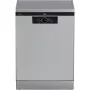 Freestanding dishwasher BEKO BDFN26530X, full size 60 cm, 15 place settings, 44 dB, 6 programs