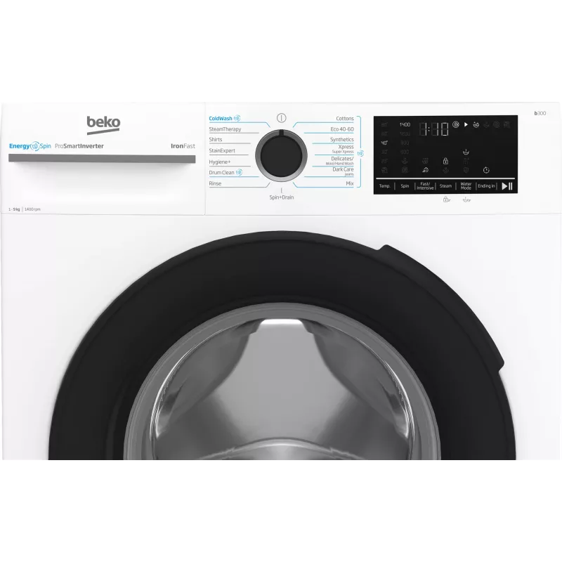 Washing machine BEKO BM3WFSU49415WB front-load 9 kg 1400 RPM white, Energy A