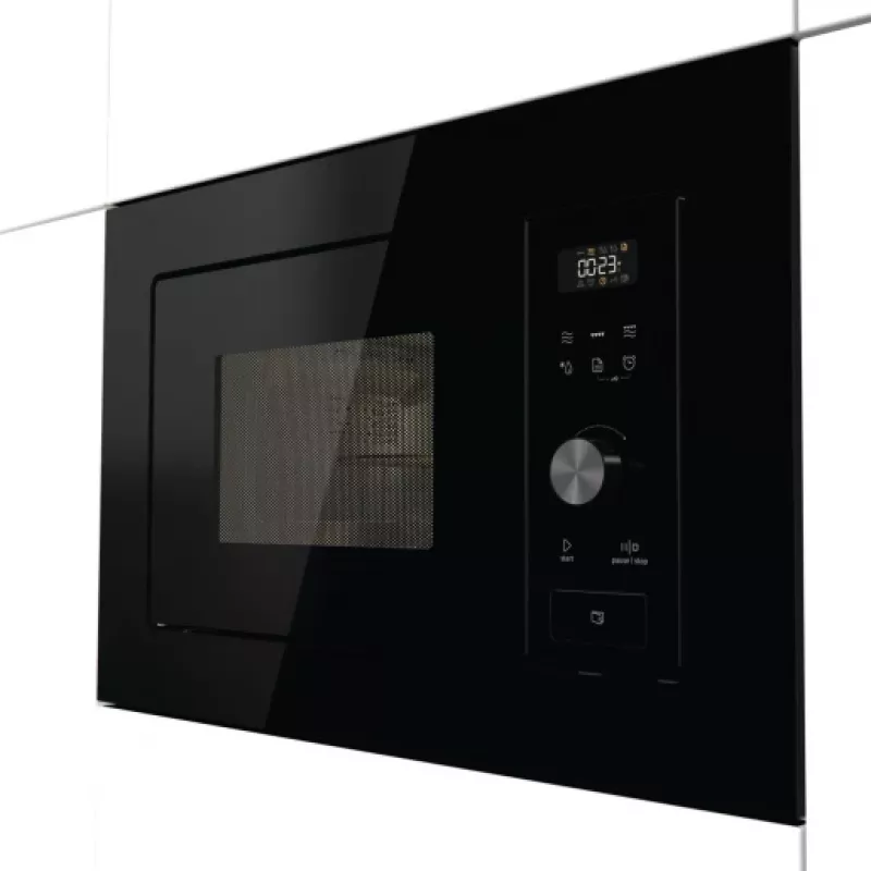 Gorenje XY820Z BM201AG1BG G600, Built-in, Grill microwave, 20 L, 800 W, Built-in display, LED
