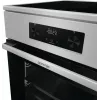 Gorenje 740742 cooker Freestanding cooker Electric Zone induction hob Black, Stainless steel