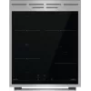 Gorenje 740742 cooker Freestanding cooker Electric Zone induction hob Black, Stainless steel