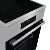 Gorenje 740742 cooker Freestanding cooker Electric Zone induction hob Black, Stainless steel