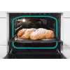 Gorenje 740742 cooker Freestanding cooker Electric Zone induction hob Black, Stainless steel