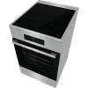 Gorenje 740742 cooker Freestanding cooker Electric Zone induction hob Black, Stainless steel