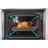 Gorenje 740742 cooker Freestanding cooker Electric Zone induction hob Black, Stainless steel