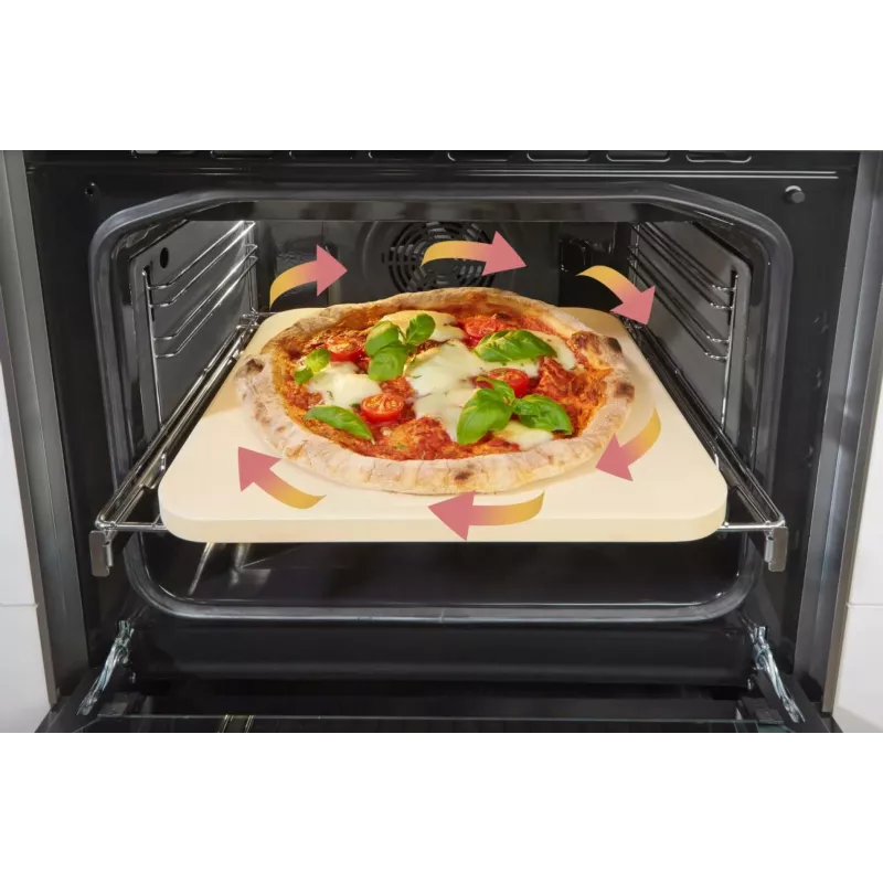 Gorenje 740742 cooker Freestanding cooker Electric Zone induction hob Black, Stainless steel