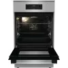 Gorenje 740742 cooker Freestanding cooker Electric Zone induction hob Black, Stainless steel