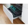 Gorenje 740742 cooker Freestanding cooker Electric Zone induction hob Black, Stainless steel