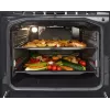 Gorenje 740742 cooker Freestanding cooker Electric Zone induction hob Black, Stainless steel