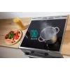 Gorenje 740742 cooker Freestanding cooker Electric Zone induction hob Black, Stainless steel
