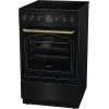 Gorenje GECS5B70CLB Freestanding cooker Electric Ceramic hob Black