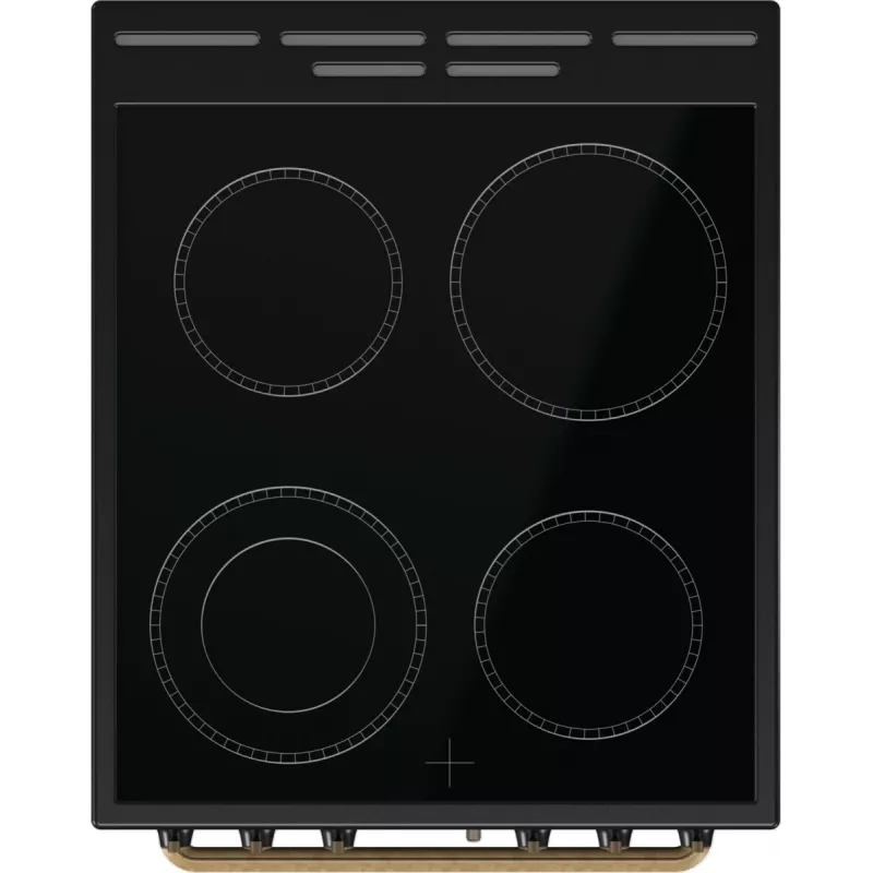 Gorenje GECS5B70CLB Freestanding cooker Electric Ceramic hob Black