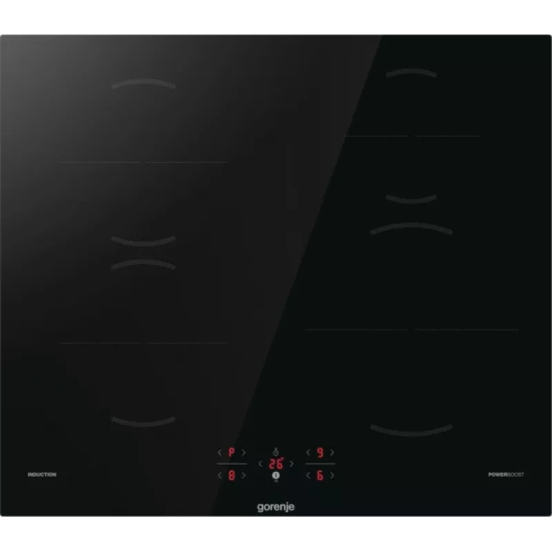 Gorenje GI601FMC Black Built-in 60 cm Zone induction hob 4 zone(s)