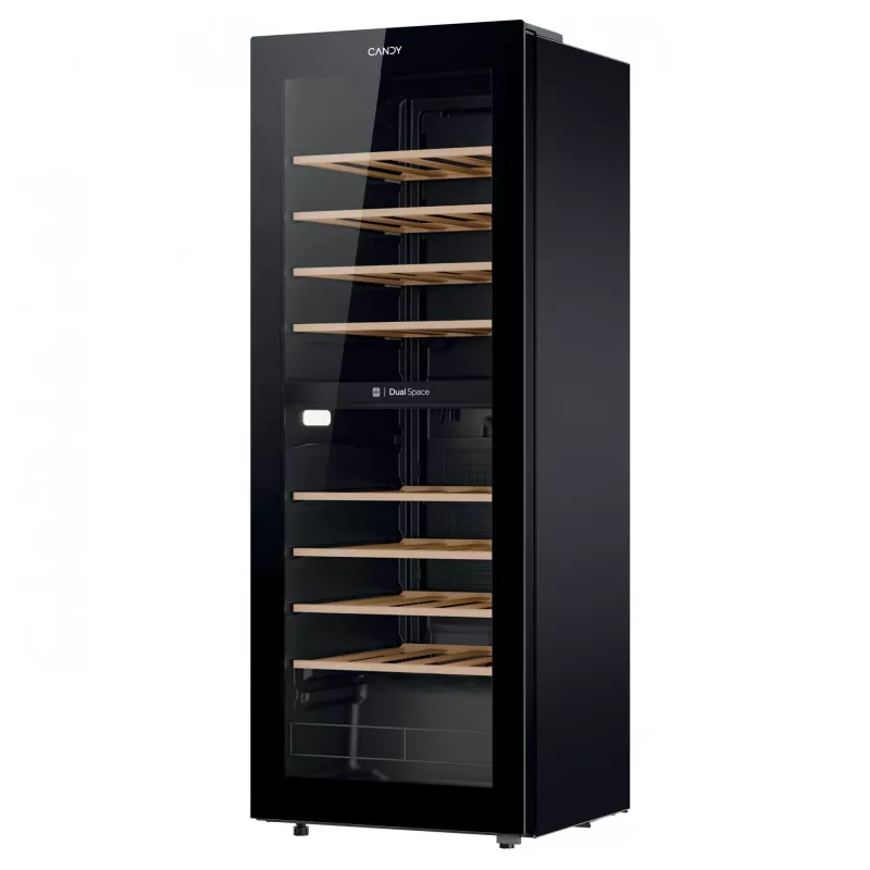 Candy CNWQ4G56G2 Compressor wine cooler Freestanding Black 56 bottle(s)