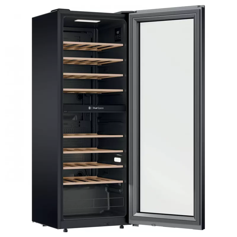 Candy CNWQ4G56G2 Compressor wine cooler Freestanding Black 56 bottle(s)