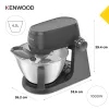 Food processor Kenwood KHC30.070GY — 1000 W, 4.3 L stainless steel bowl, rotary control, grey