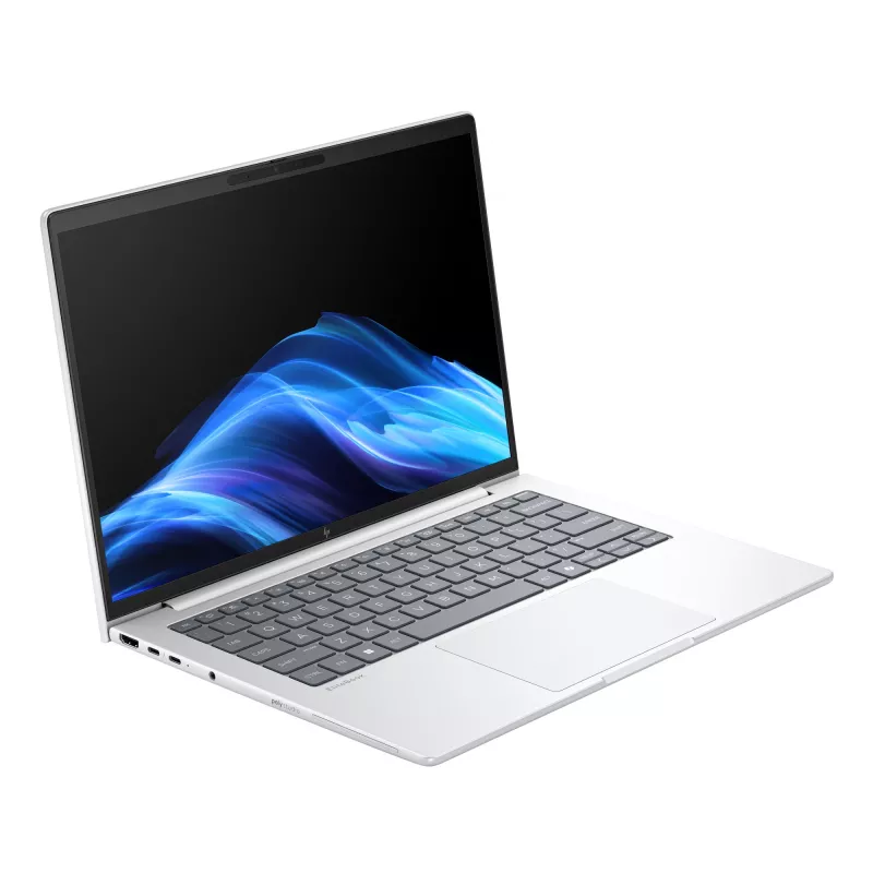 HP EliteBook 8 G1i AI Intel Core Ultra 5 225U Laptop 35.6 cm (14 inch) WUXGA 32 GB DDR5-SDRAM 512 GB SSD Wi-Fi 7 (802.11be) Windows 11 Pro AI PC Silver