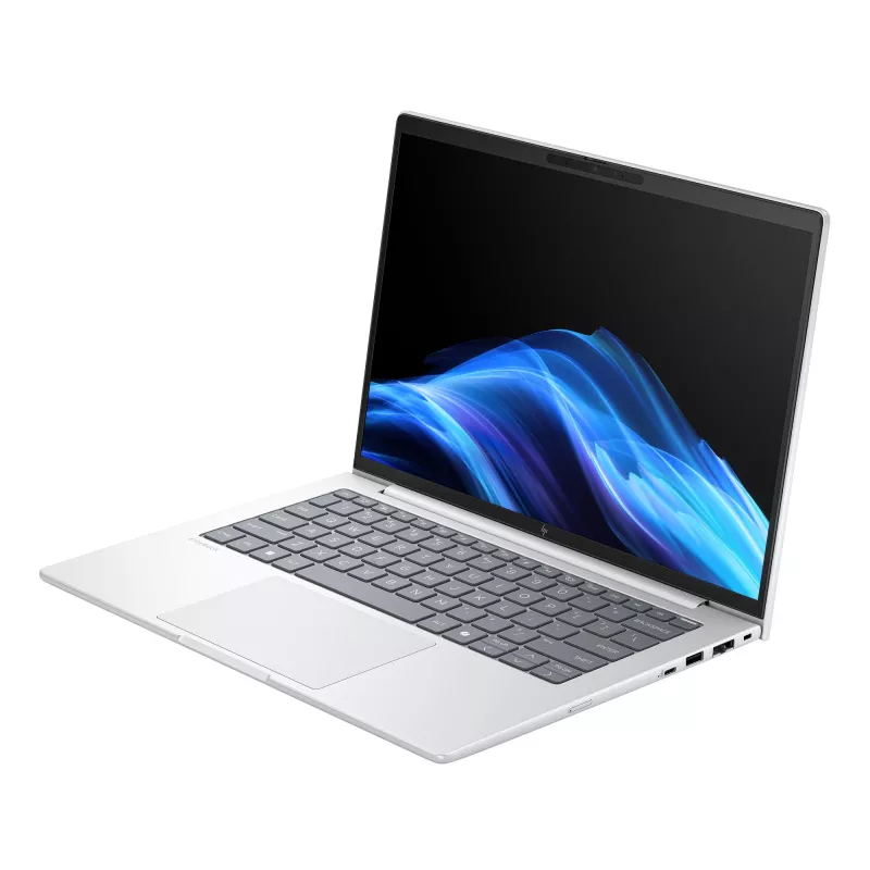 HP EliteBook 8 G1i AI Intel Core Ultra 5 225U Laptop 35.6 cm (14 inch) WUXGA 32 GB DDR5-SDRAM 512 GB SSD Wi-Fi 7 (802.11be) Windows 11 Pro AI PC Silver