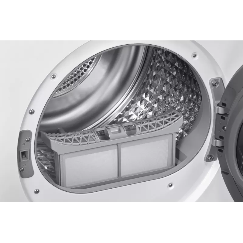 Samsung DV90DG52A0AELE tumble dryer Freestanding Front-load 9 kg White