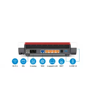 Tabletop router FRITZ!Box 7590 AX Dual-band Wi-Fi 6