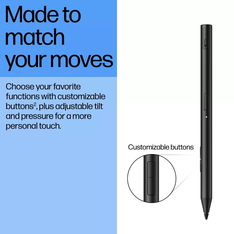 HP 700 Rechargeable Multi Pen Universal Device Compatibility Black