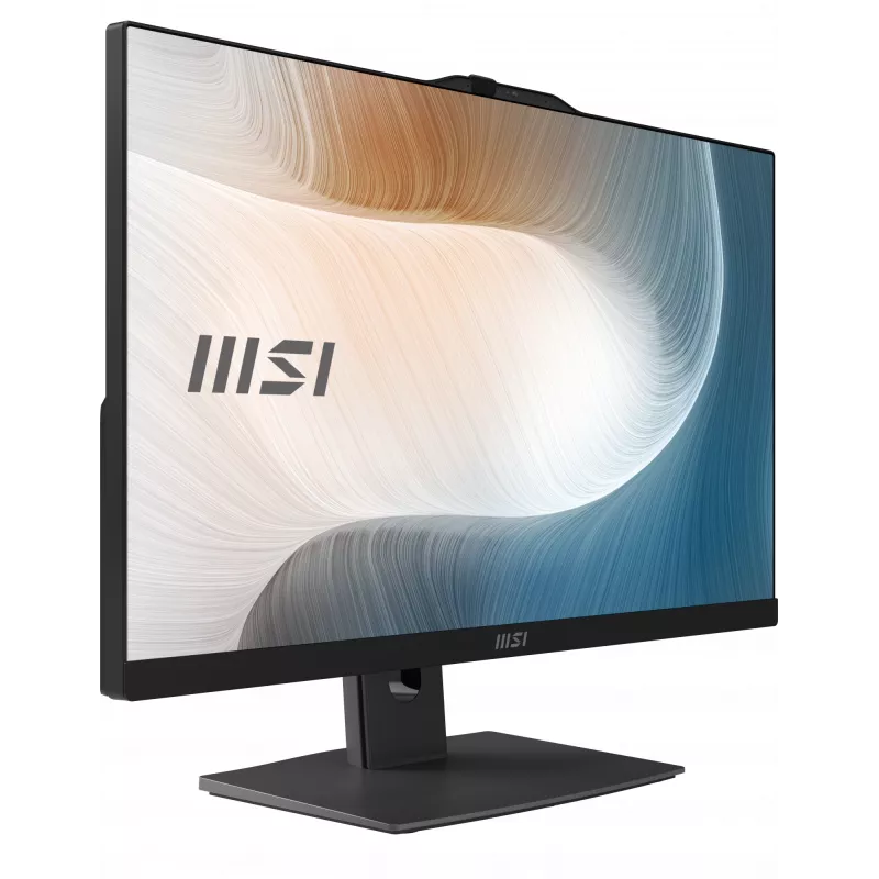 MSI Modern AM242P 1M-1223EU All-in-One PC/workstation Intel Core 5 120U 60.5 cm (23.8 inch) 1920 x 1080 pixels 8 GB DDR5-SDRAM 512 GB SSD Windows 11 Pro Wi-Fi 6E (802.11ax) Black