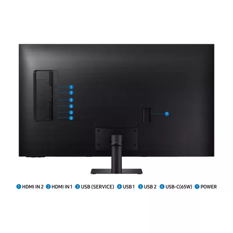 Samsung M70D computer monitor 109.2 cm (43 inch) 3840 x 2160 pixels 4K Ultra HD LCD Black