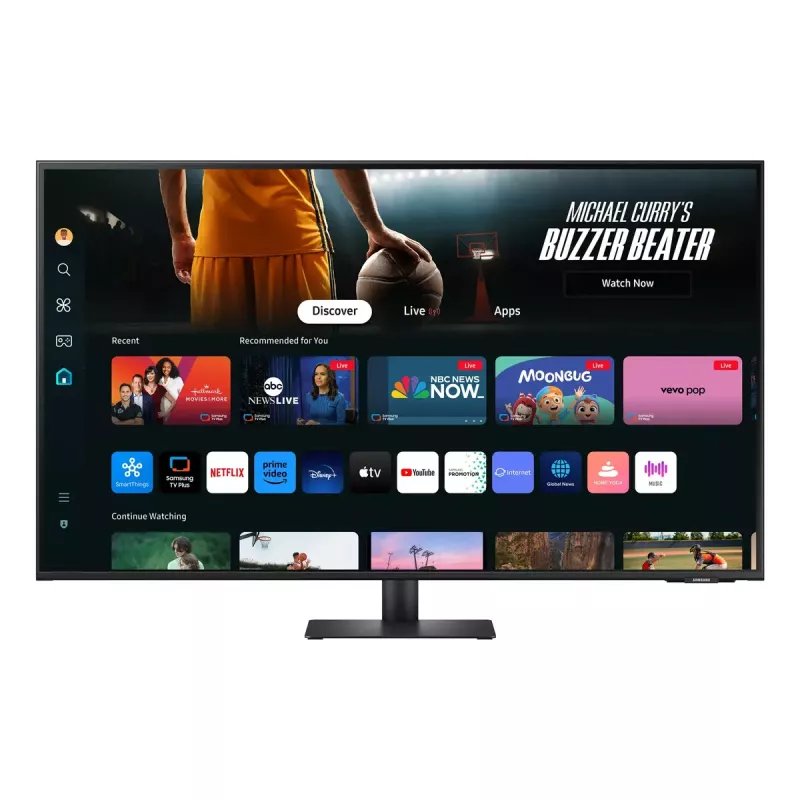 Samsung M70D computer monitor 109.2 cm (43 inch) 3840 x 2160 pixels 4K Ultra HD LCD Black