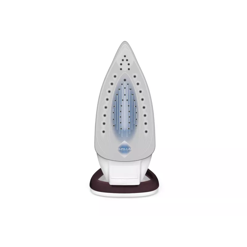 Tefal EasyGliss Plus FV5714 iron Dry & Steam iron Durilium soleplate 2400 W Bordeaux, White
