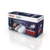 Tefal EasyGliss Plus FV5714 iron Dry & Steam iron Durilium soleplate 2400 W Bordeaux, White