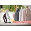 Tefal EasyGliss Plus FV5714 iron Dry & Steam iron Durilium soleplate 2400 W Bordeaux, White