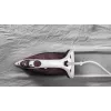 Tefal EasyGliss Plus FV5714 iron Dry & Steam iron Durilium soleplate 2400 W Bordeaux, White