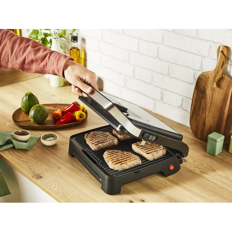 Contact Grill Tefal Inicio Adjust GC272D10 with Non-Stick Plates and Adjustable Temperature