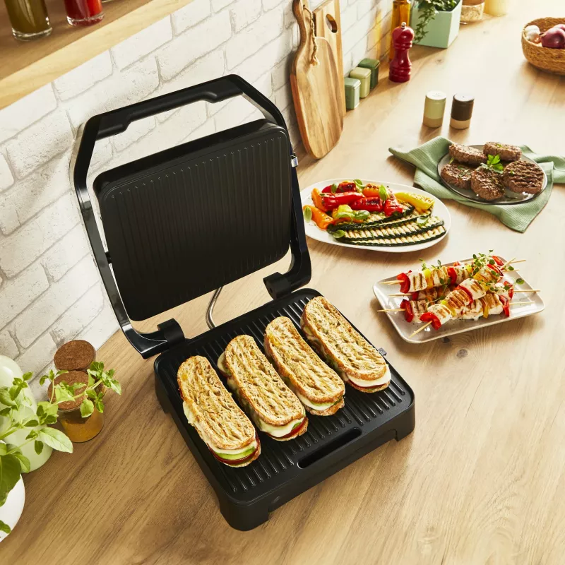 Contact Grill Tefal Inicio Adjust GC272D10 with Non-Stick Plates and Adjustable Temperature
