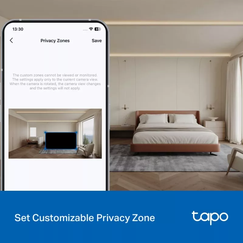 TP-Link Tapo C216 Box IP security camera Indoor 2304 x 1296 pixels Ceiling/Wall/Desk
