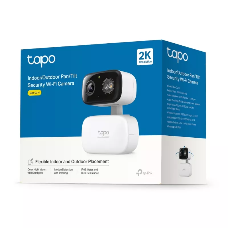 TP-Link Tapo C216 Box IP security camera Indoor 2304 x 1296 pixels Ceiling/Wall/Desk