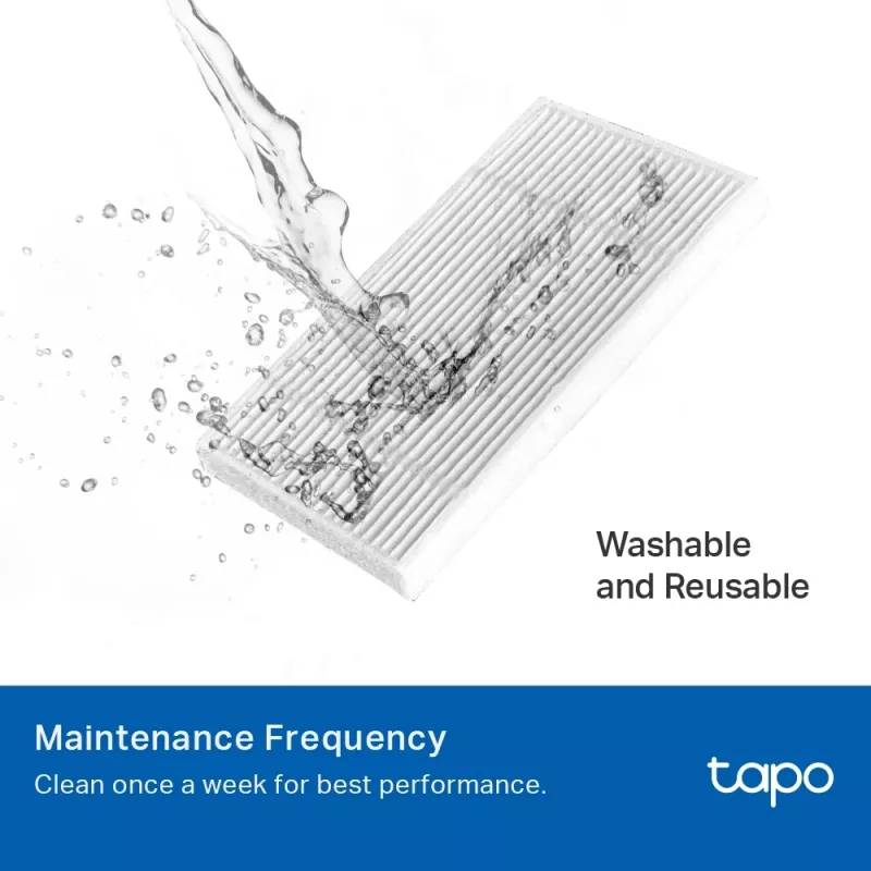 TP-Link Tapo Robot Vacuum Replacement Kit, Accessory kit, Robot vacuum, Black, White, Tapo RV30 Max Plus, Tapo RV30 Max, Tapo RV20 Max Plus, Tapo RV20 Max, Hanging box, 183 mm