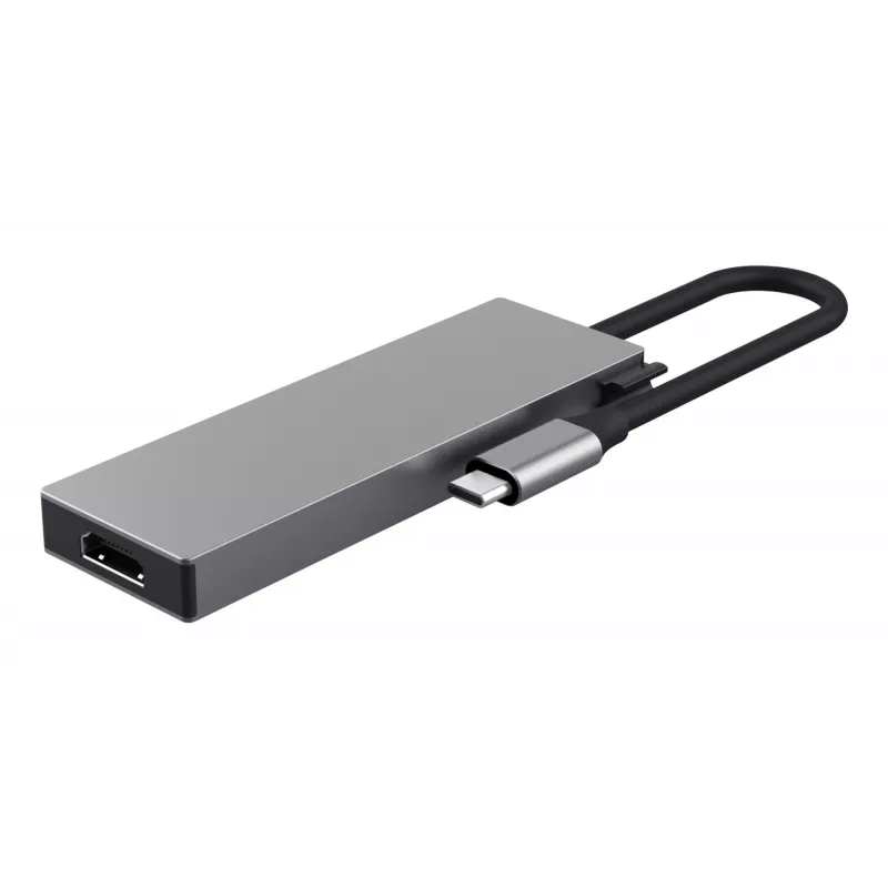 USB Type-C hub TRUST 26062 — HDMI + USB 3.2 Gen 1 Type-A & Type-C, Grey, 5 ports